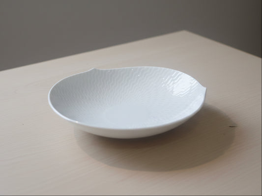 Meissen Porzellanschale Wellenspiel weiß - 29562