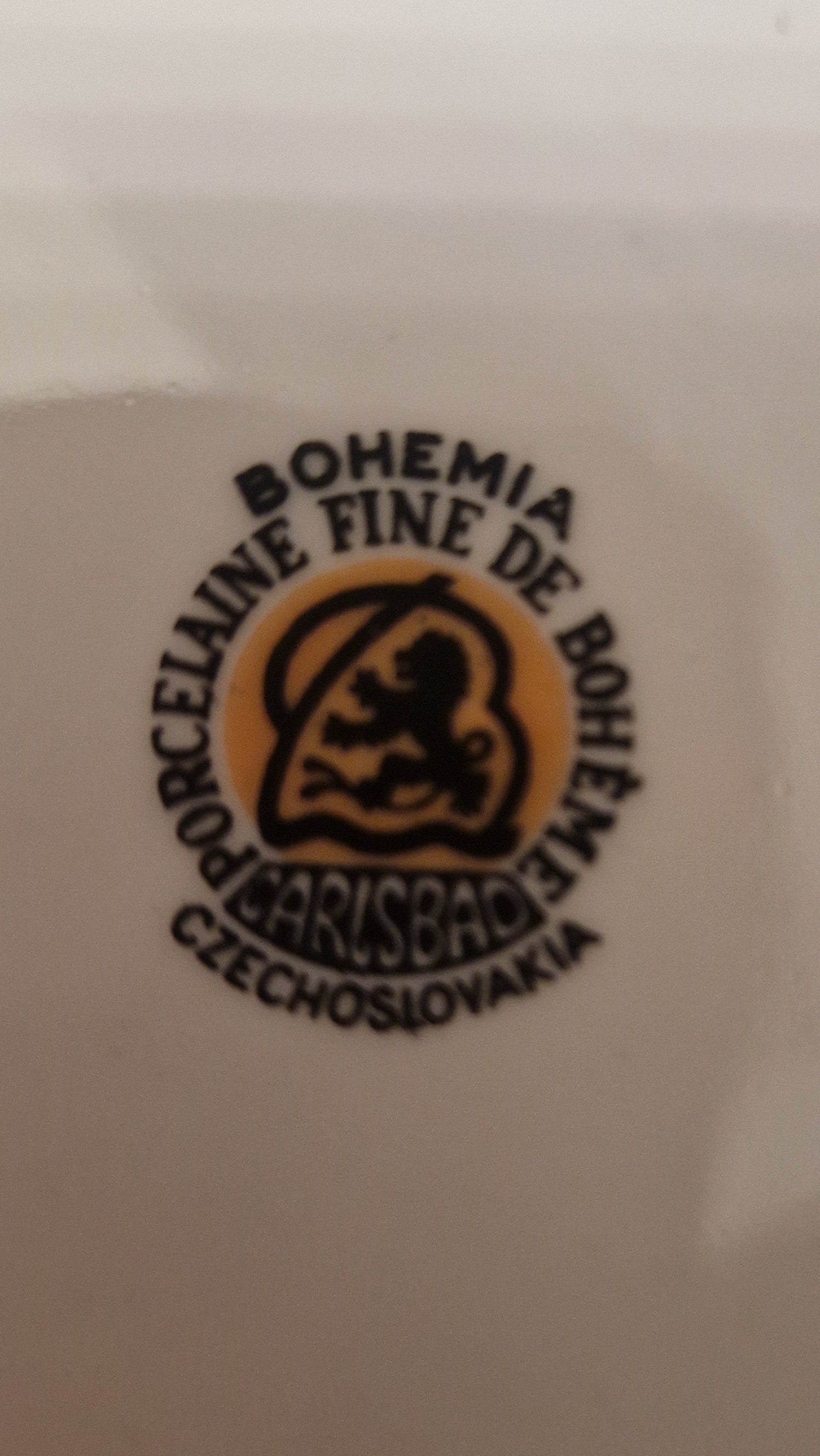 Bohemia Carlsbad Kaffeeservice mit Sunburst-Dekor - Artikelbild von Fummel & Gedöns Secondhand-Store
