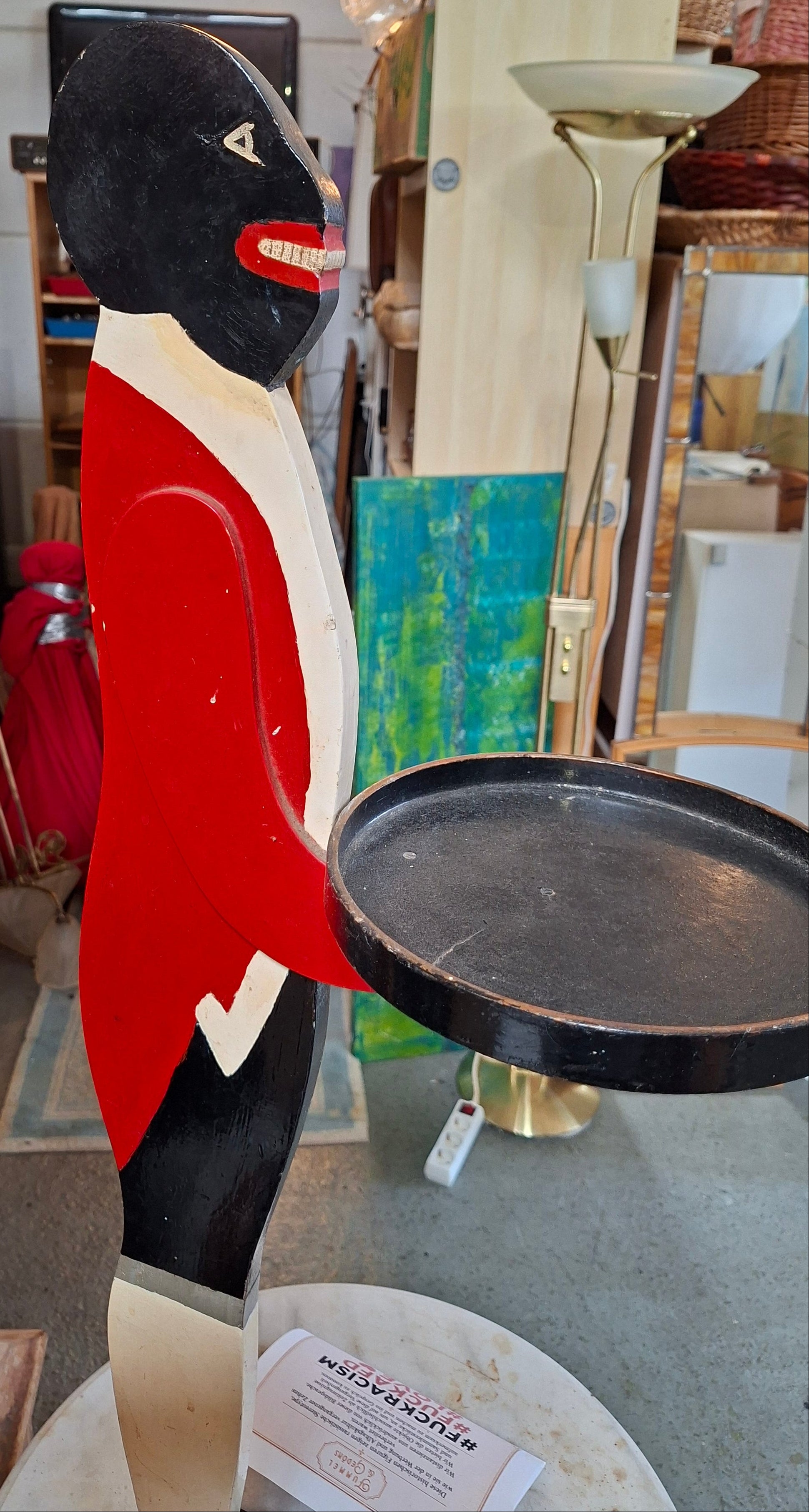 11 historische Dienerfiguren – handbemalte Deko- &amp; Servierfiguren - Zeitzeugnis - Artikelbild von Fummel & Gedöns Secondhand-Store