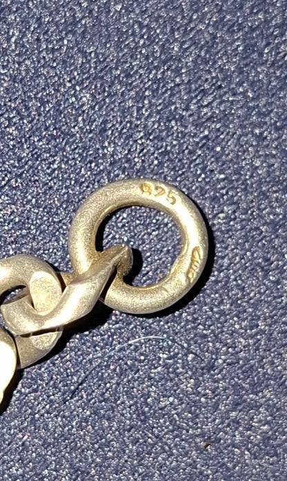 Retro Panzerkette aus 925 Silber – 50,5 cm / 4,7 mm / 23 g