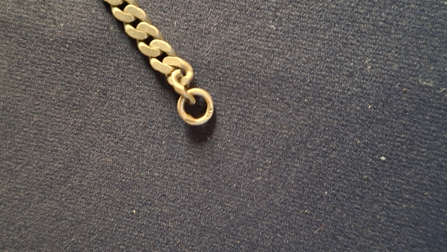Retro Panzerkette aus 925 Silber – 50,5 cm / 4,7 mm / 23 g