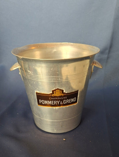 Vintage Pommery & Greno Champagnerkühler – Aluminium, ca. 1970er Jahre
