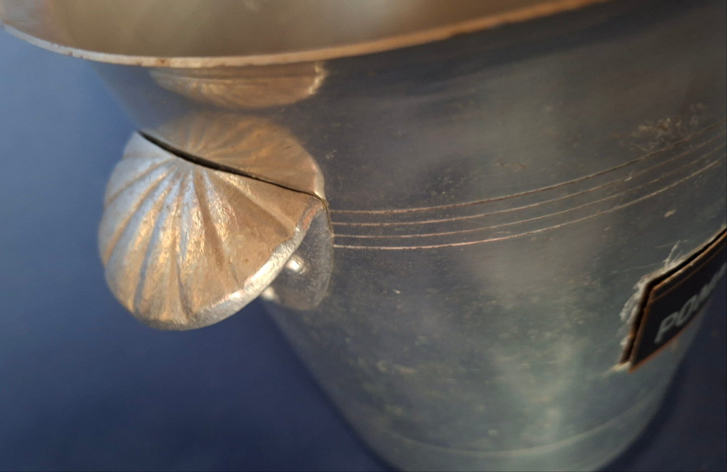 Vintage Pommery & Greno Champagnerkühler – Aluminium, ca. 1970er Jahre