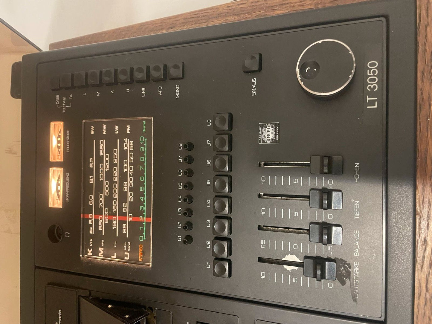 Hi-Fi Anlage Liesenkötter LT 3050 mit Dual-Plattenspieler, Radio und Tape-Deck