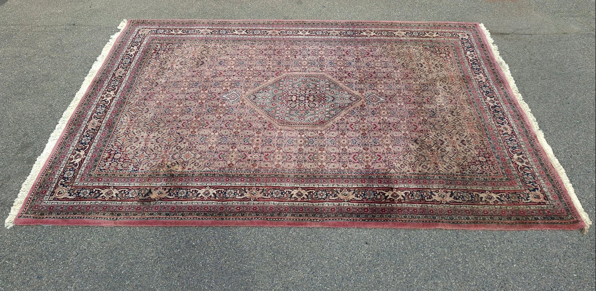 Handgeknüpfter Indo-Bidjar Orientteppich 205 × 307 cm – B.I.T.-Siegel &amp; Kaufbeleg 8.000 DM - Artikelbild von Fummel & Gedöns Secondhand-Store
