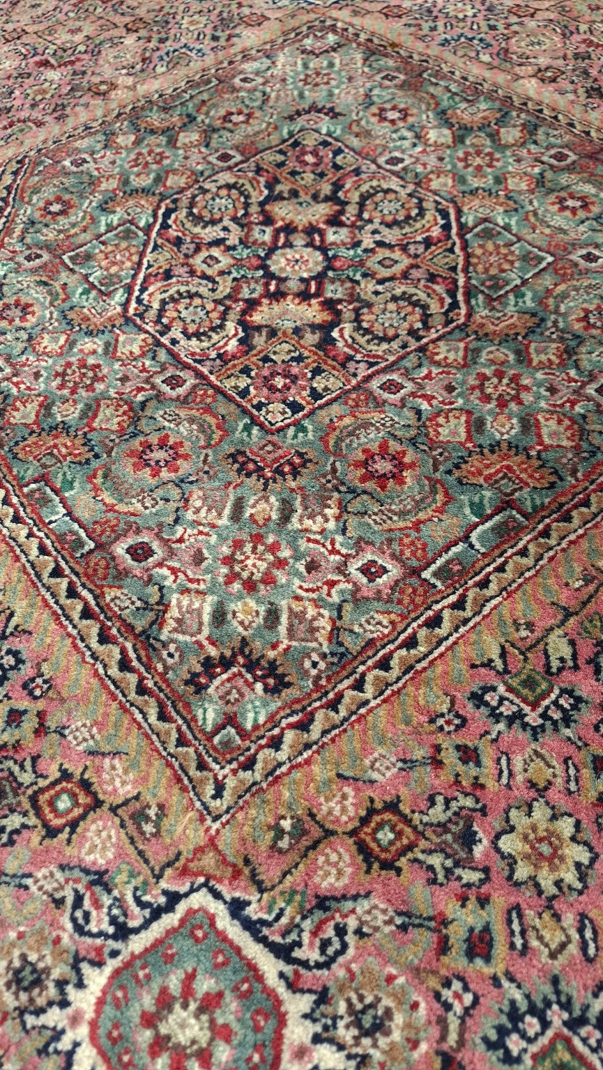 Handgeknüpfter Indo-Bidjar Orientteppich 205 × 307 cm – B.I.T.-Siegel &amp; Kaufbeleg 8.000 DM - Artikelbild von Fummel & Gedöns Secondhand-Store