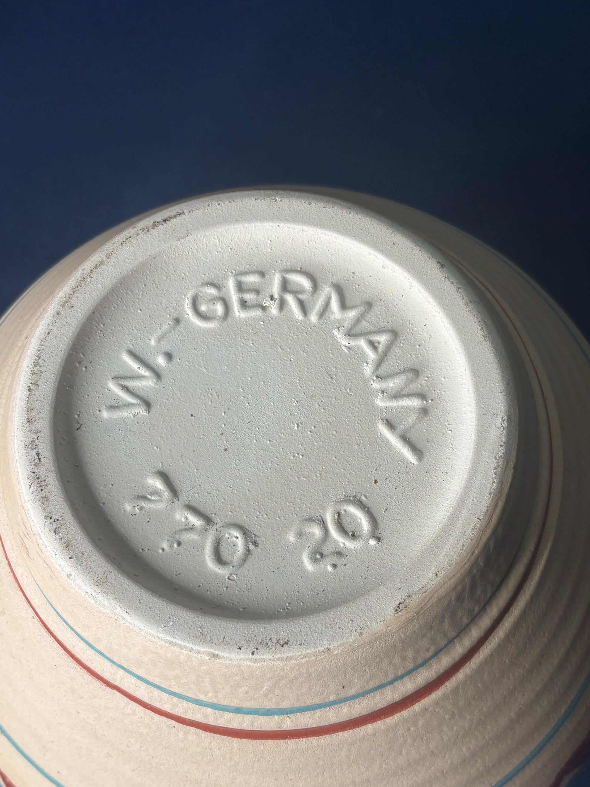 Vintage Bay Keramik 659-20 Vase – West Germany, 60er Jahre - Artikelbild von Fummel & Gedöns Secondhand-Store