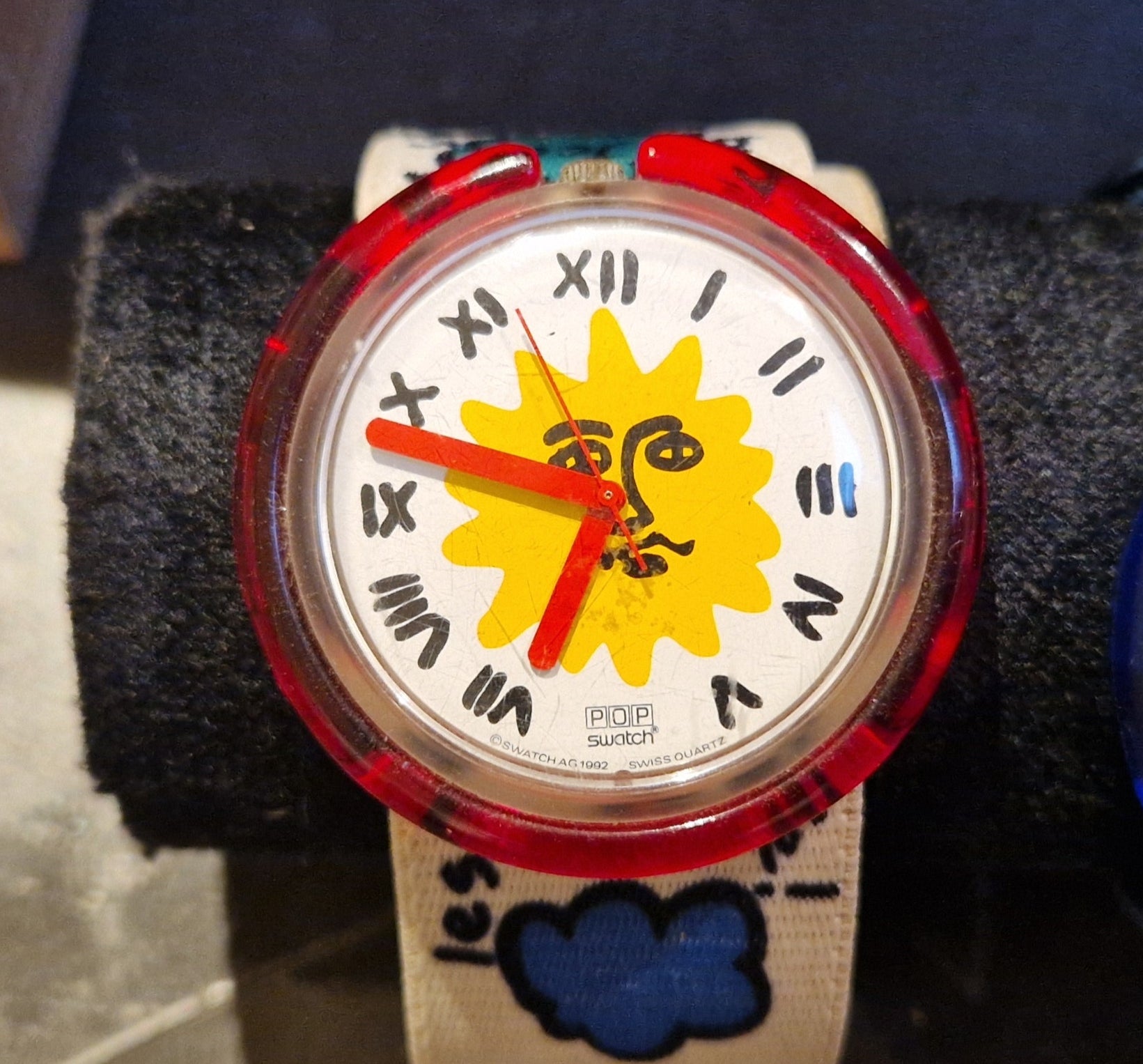 1992 &quot;Sun Playful&quot; Pop-Swatch PWK190 - Artikelbild von Fummel & Gedöns Secondhand-Store