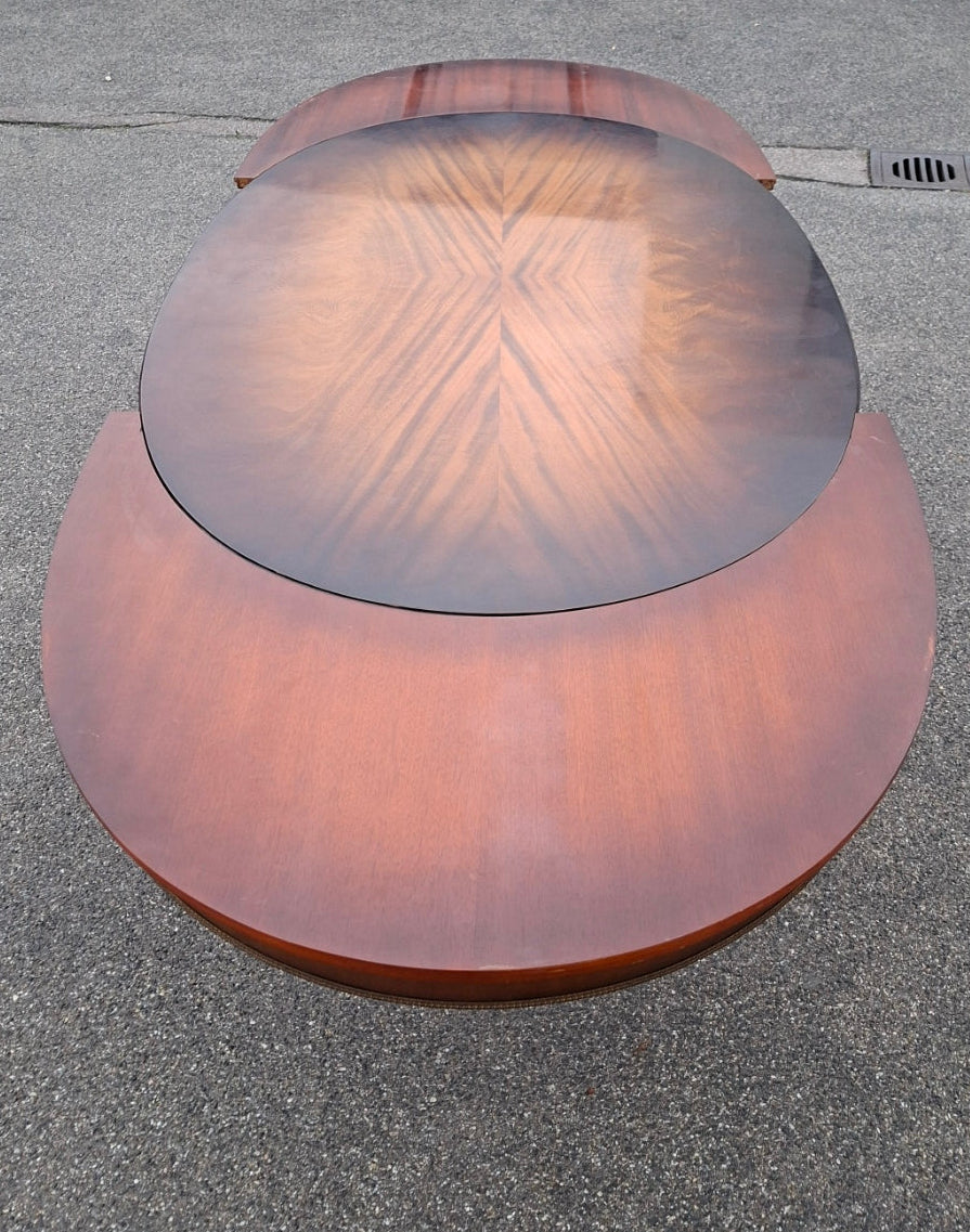 Ovaler Esstisch im Louis-XVI-Stil – ausziehbar 180–270 cm - Mahagoni - Artikelbild von Fummel & Gedöns Secondhand-Store