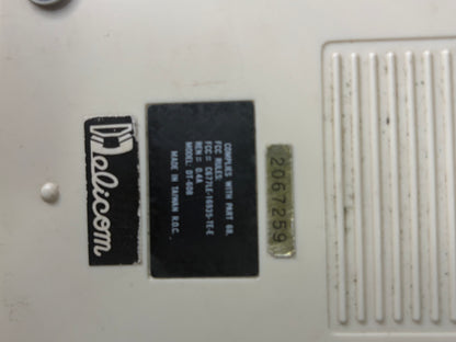 Vintage Space-Age Tastentelefon DT-608 – Cremegelb & Acryl