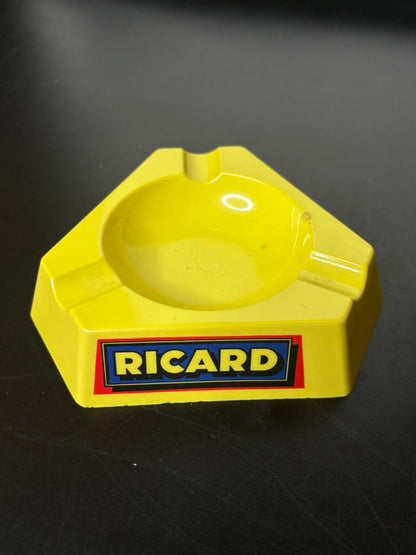 Vintage RICARD Werbeaschenbecher – Frankreich – 1960er/70er – Ø 13 cm
