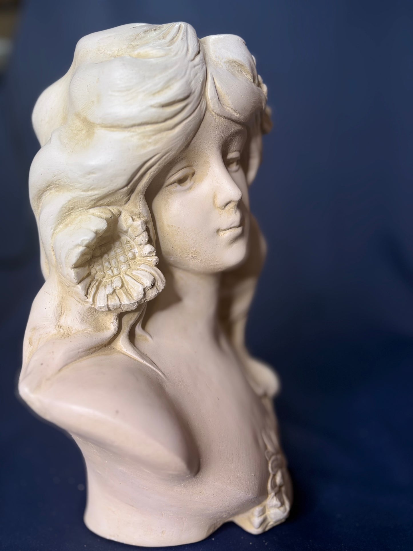 Casa Ambiente „Carrara Soleil“ Damenbüste – Jugendstil Dekoration