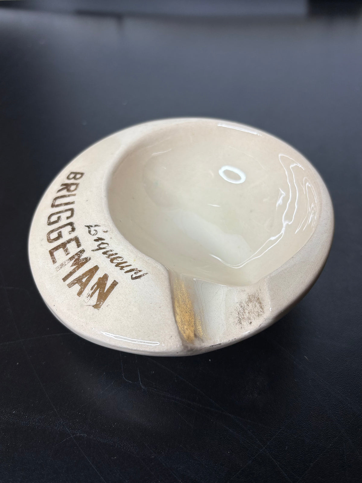 Vintage Bruggeman Liqueur Werbeaschenbecher – Belgien