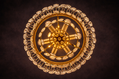 Mid-Century Kristallglas Kronleuchter von Bakalowits & Söhne, 1960er