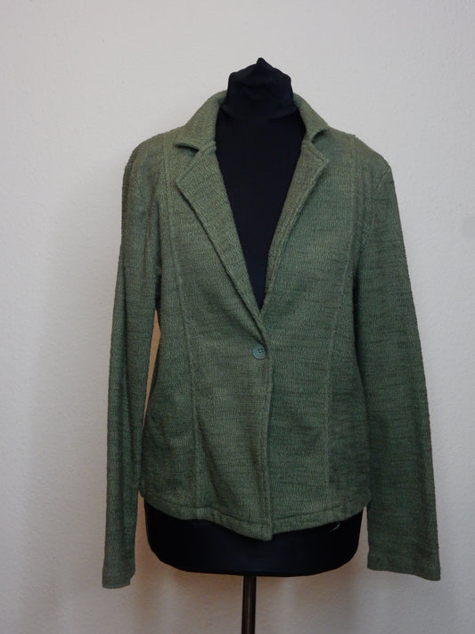 Baumwoll-Blazer von Gina Benotti in grün