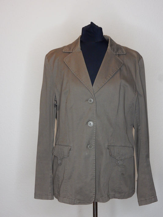 Damen-Blazer von Olsen in grau/khaki