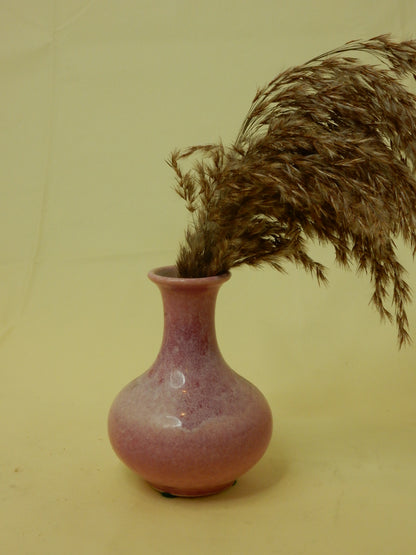 Silberdistel Fayèncen Keramik-Vase