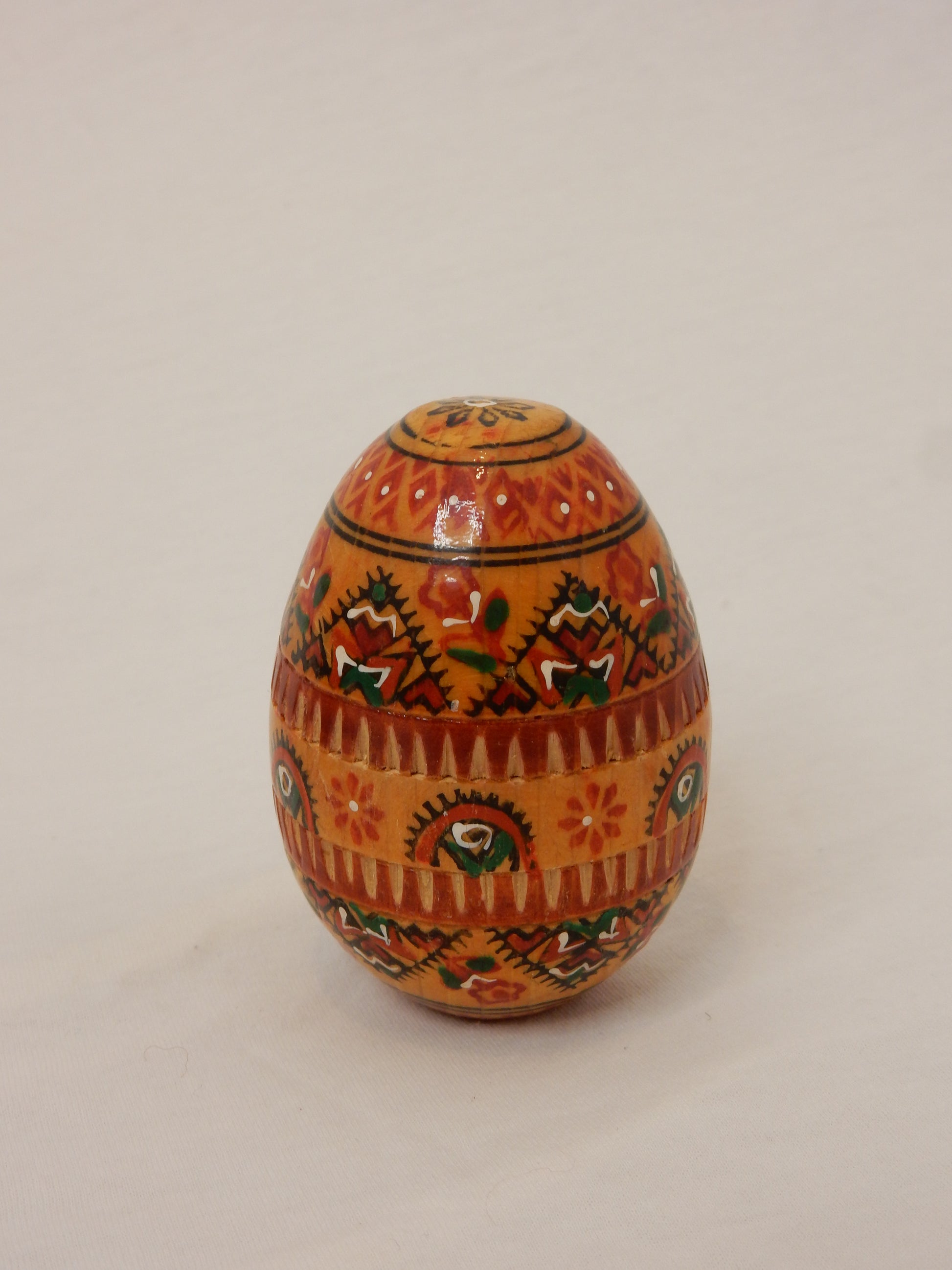 Handbemaltes Holzei-Set - Pysanka - Artikelbild von Fummel & Gedöns Secondhand-Store