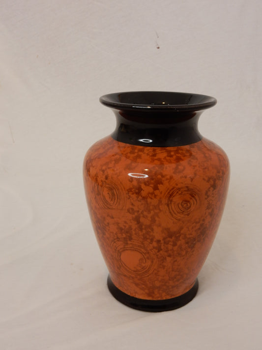 Vase braun marmoriert