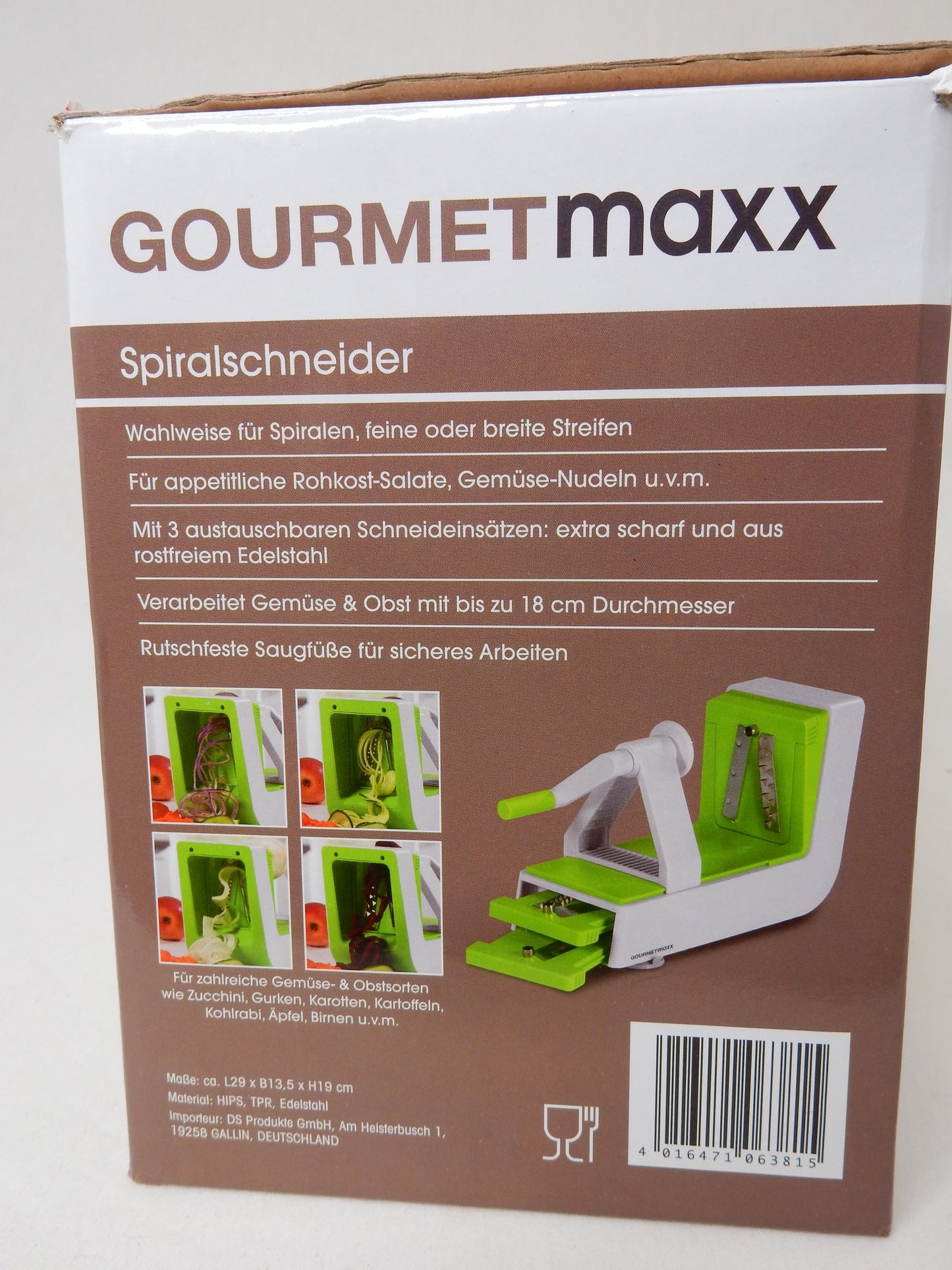 Spiralschneider von Gourmetmaxx