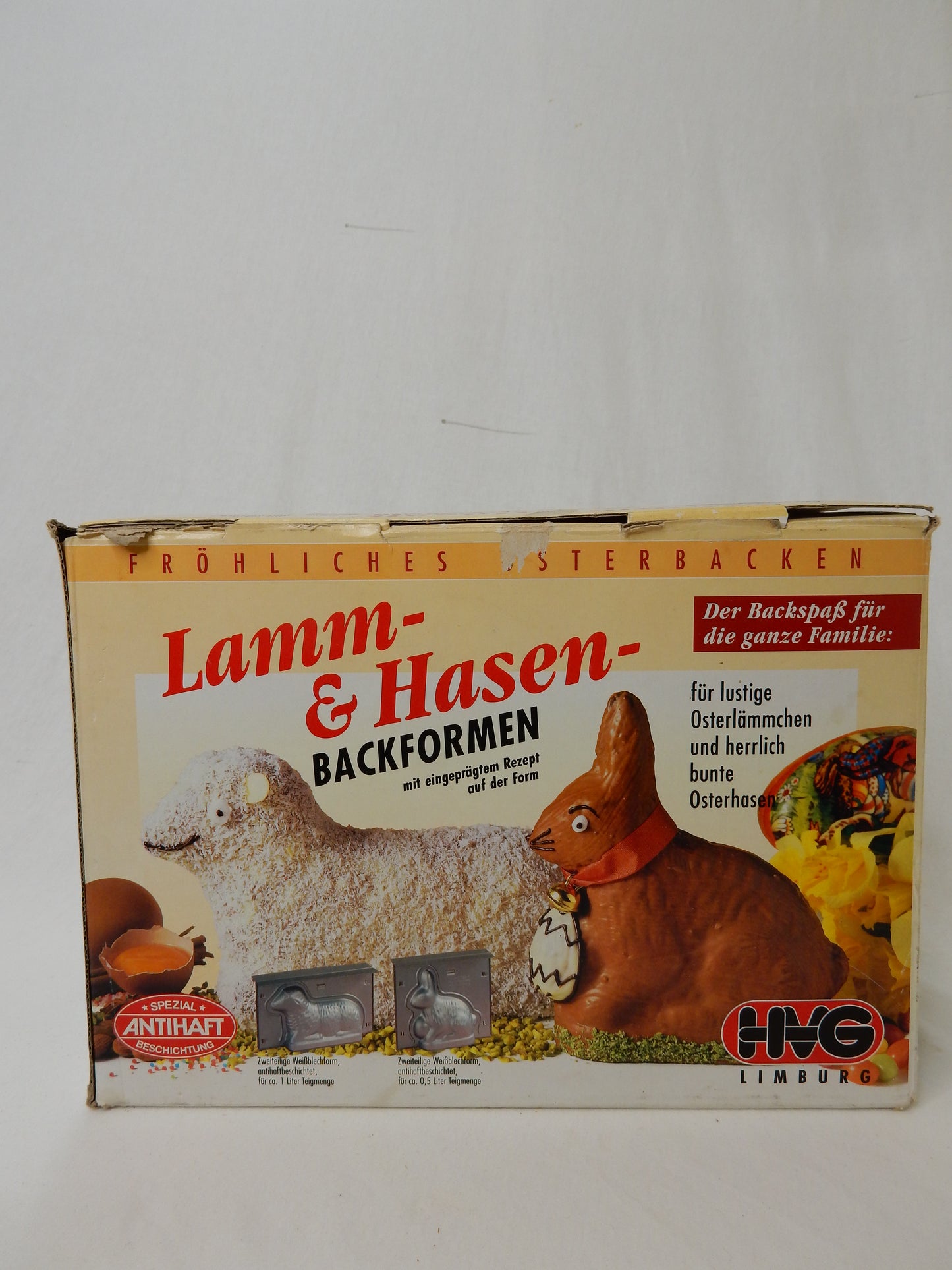 Lamm- und Hasen-Backformen