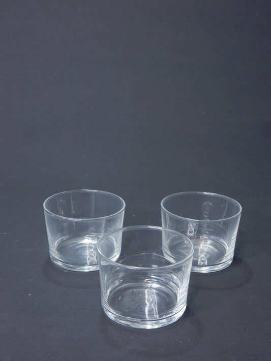 Windlicht Glas flach