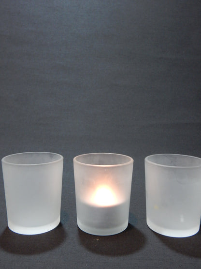Windlicht Milchglas