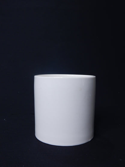 Vase weiß zylindrisch