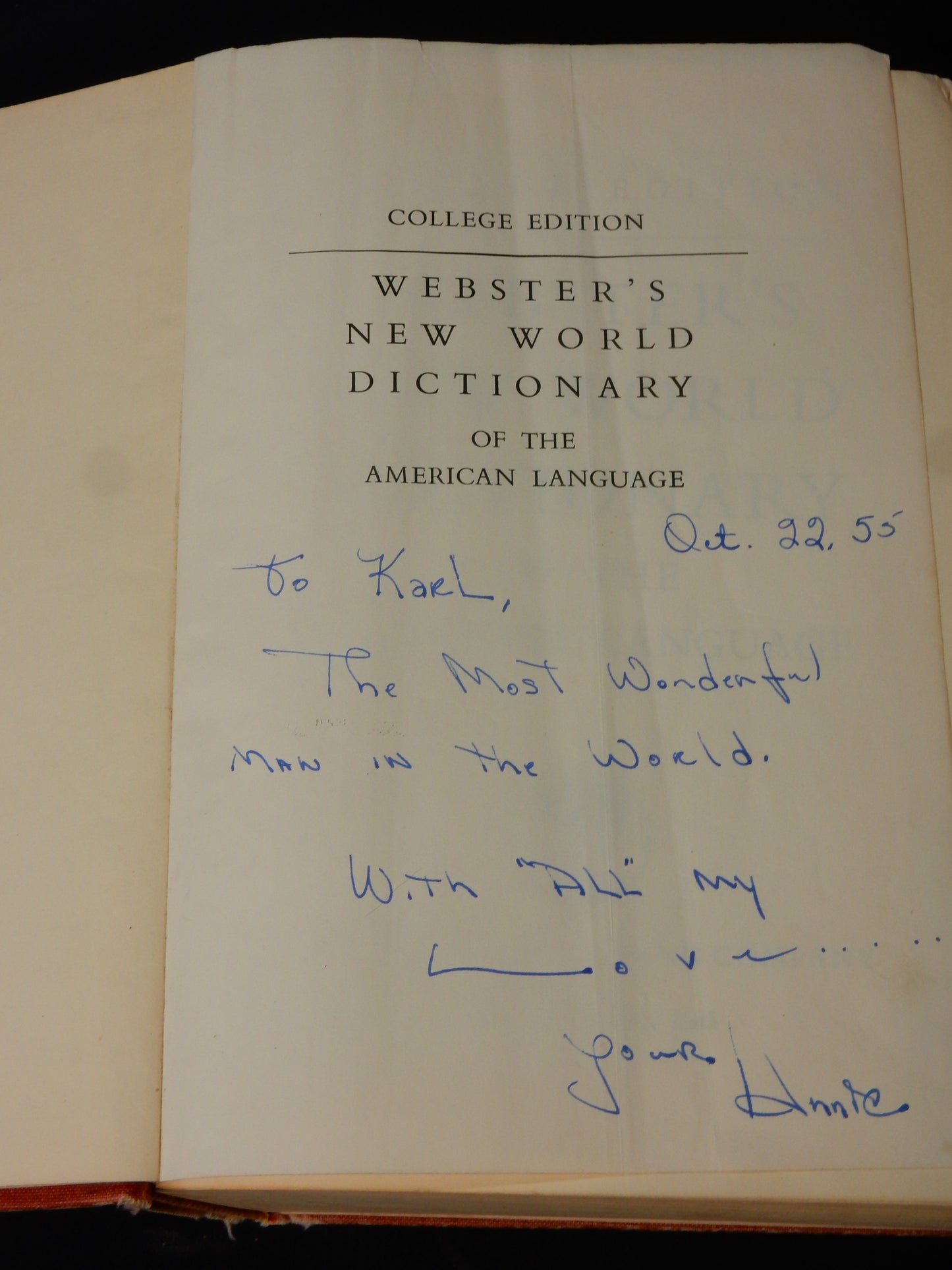 Buch "Webster's New World Dictionary of the American Language" - College Edition 1955