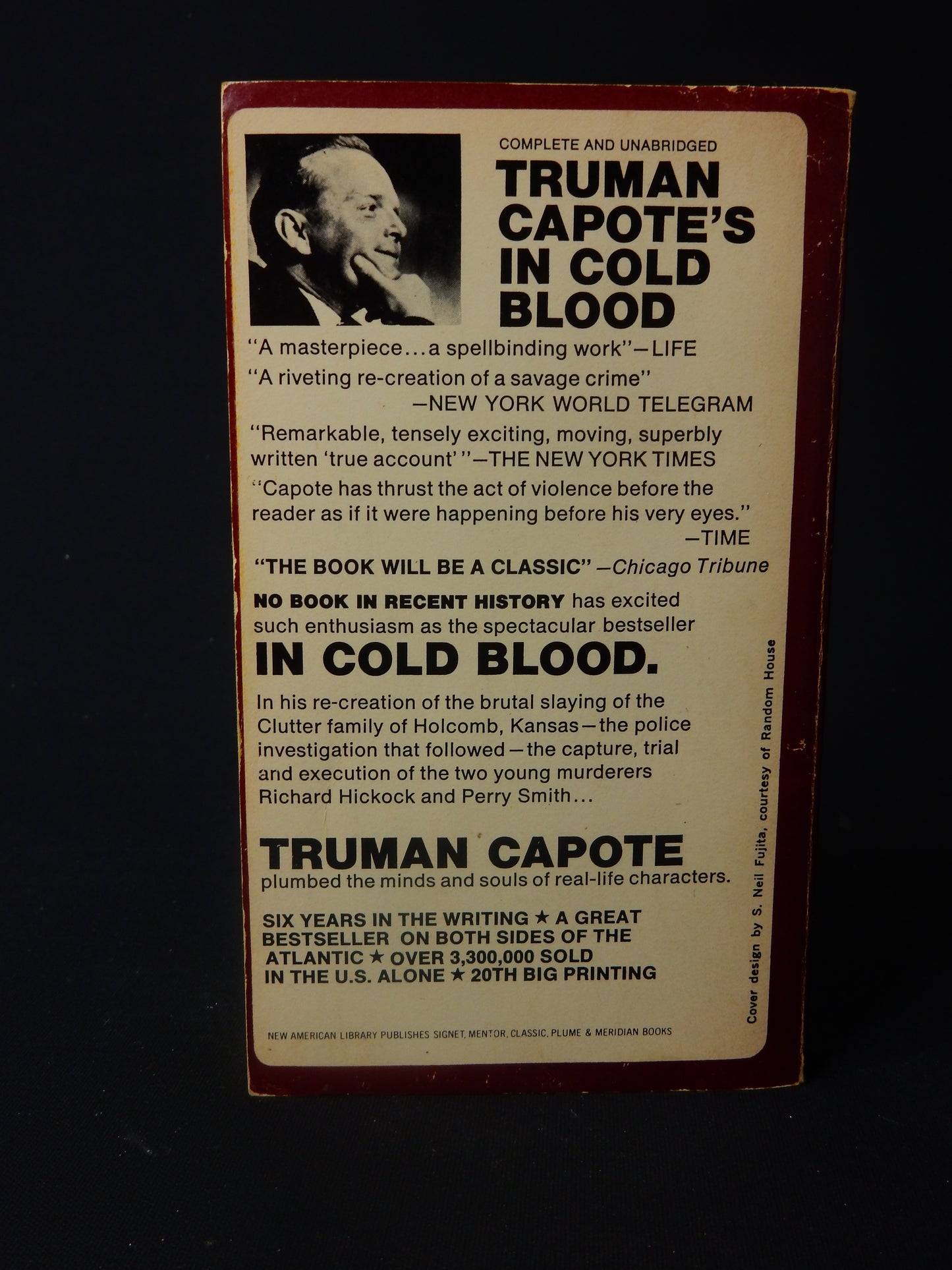 Buch: "In Cold Blood" - Truman Capote - 1965 Signet