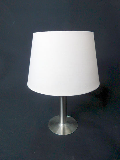 Lampenschirm oval klein V2 für Tischlampe - E27 - weiß