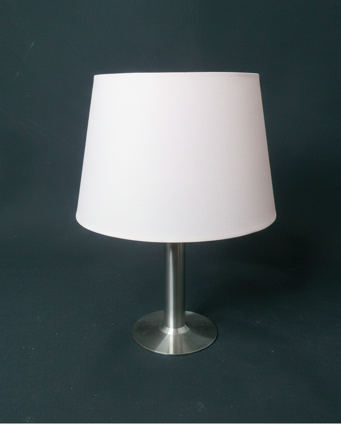 Lampenschirm rund klein für Tischlampe - E27 - hellrosa