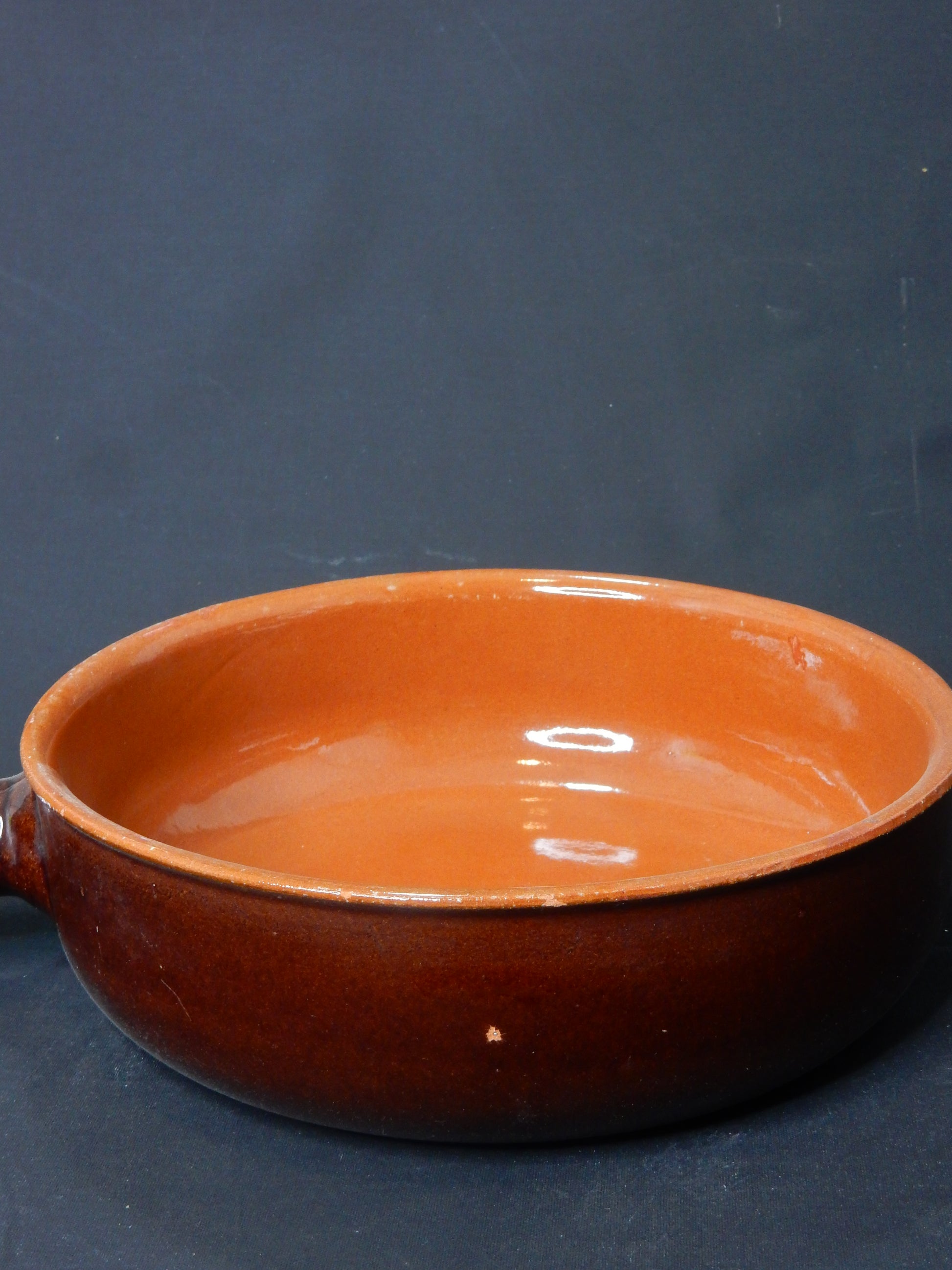 Retro Auflaufform mit Griff - 29 cm - Artikelbild von Fummel & Gedöns Secondhand-Store