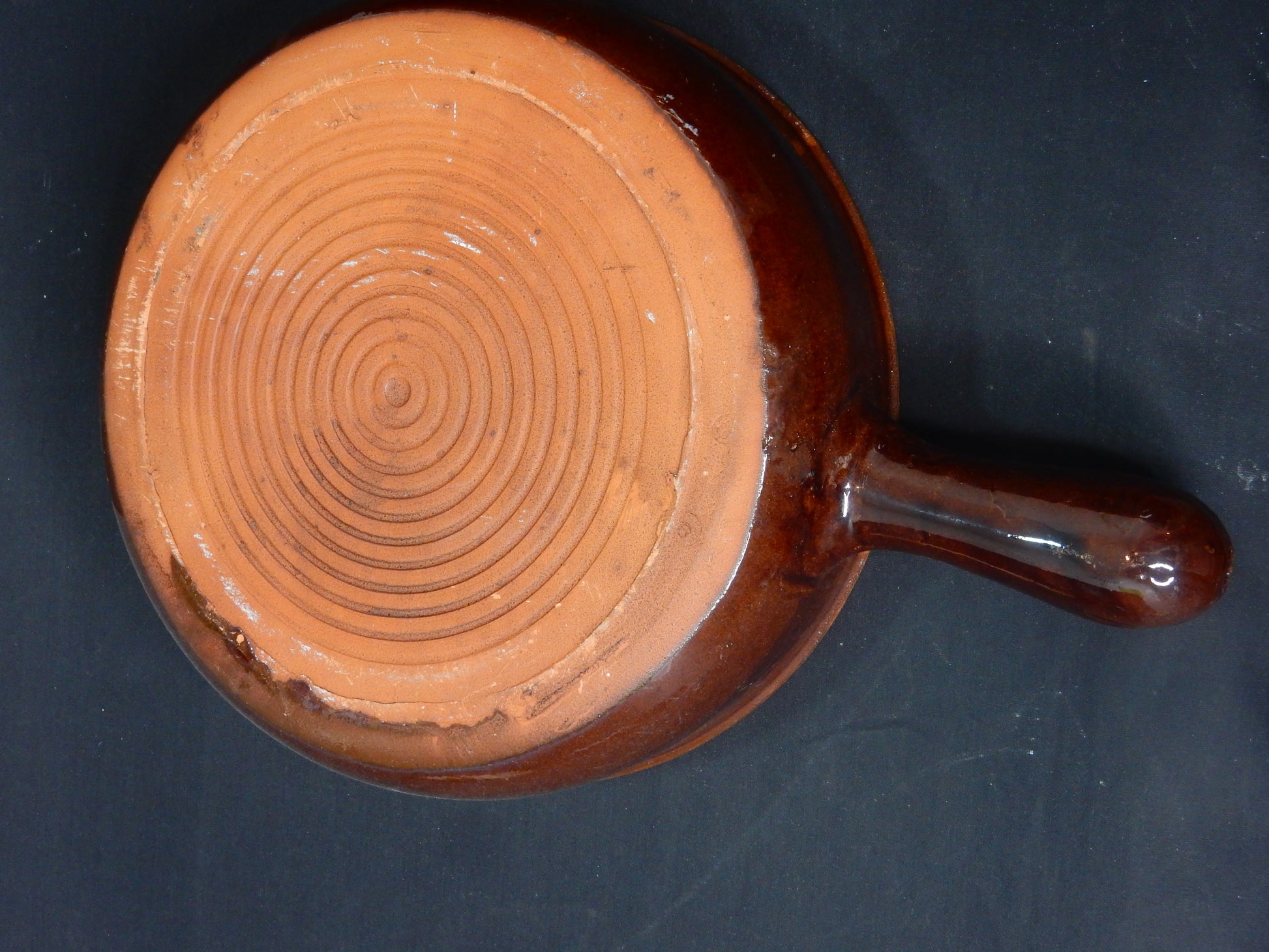 Retro Auflaufform mit Griff - 29 cm - Artikelbild von Fummel & Gedöns Secondhand-Store