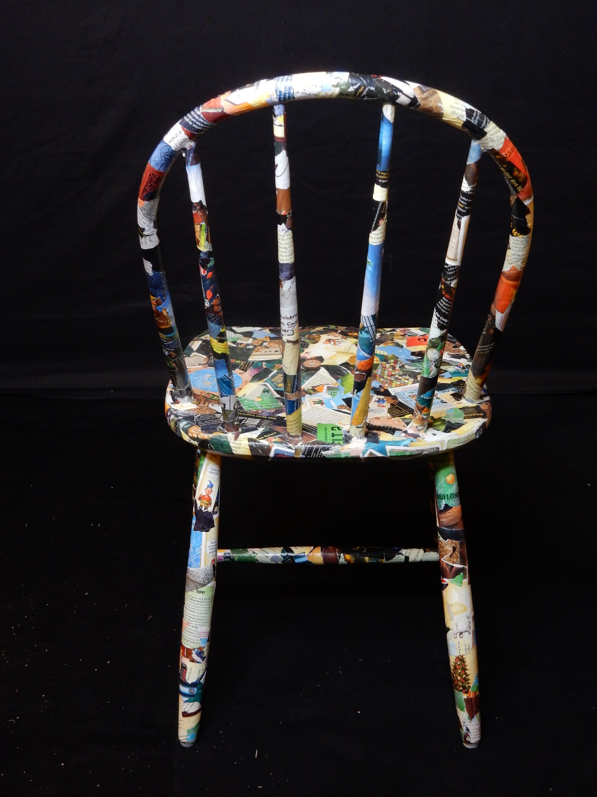 Design-Stuhl &quot;Rätselheft Zwei&quot; - Artikelbild von Fummel & Gedöns Secondhand-Store