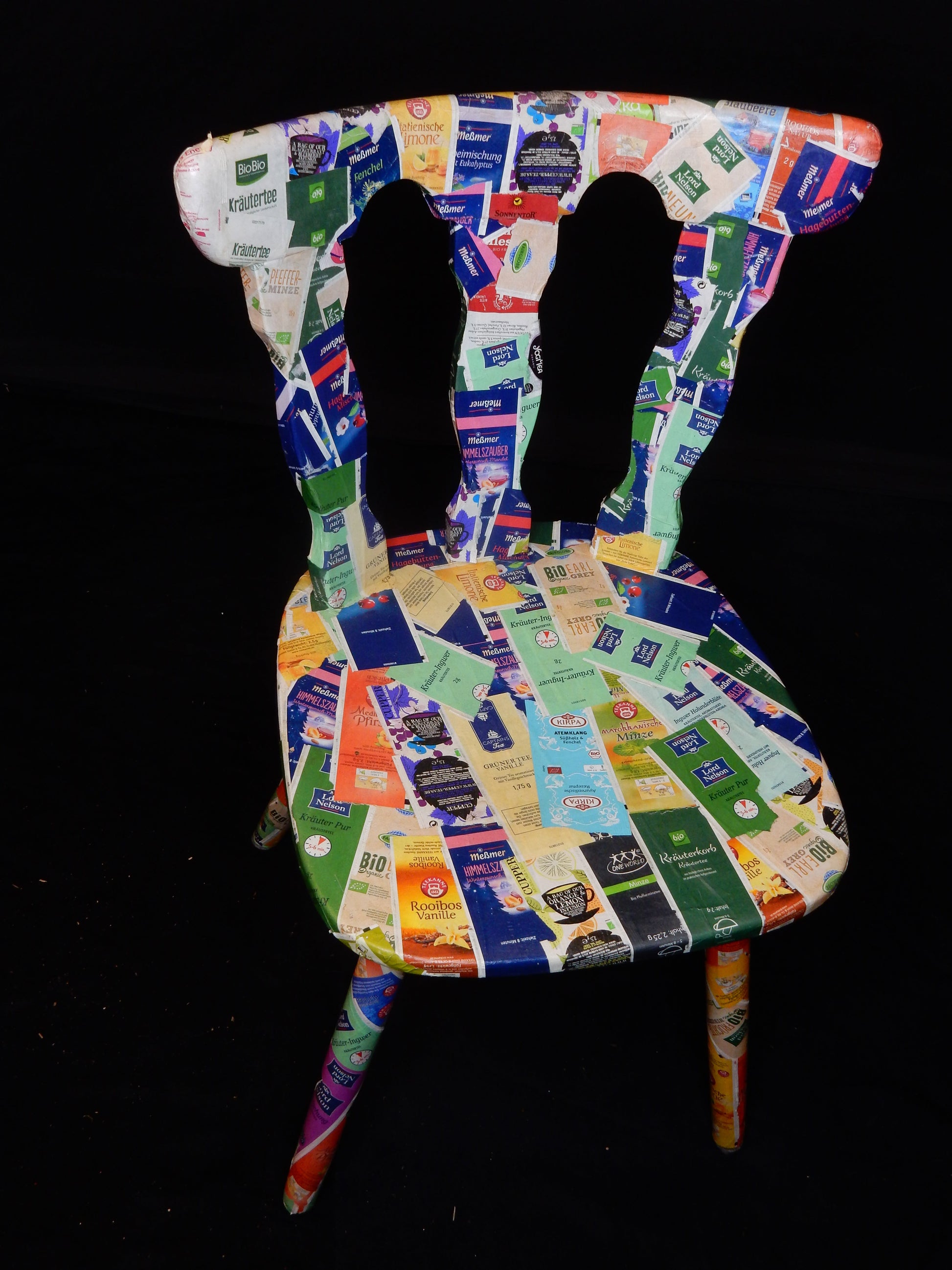 Design-Stuhl &quot;Teebeutel&quot; - Artikelbild von Fummel & Gedöns Secondhand-Store
