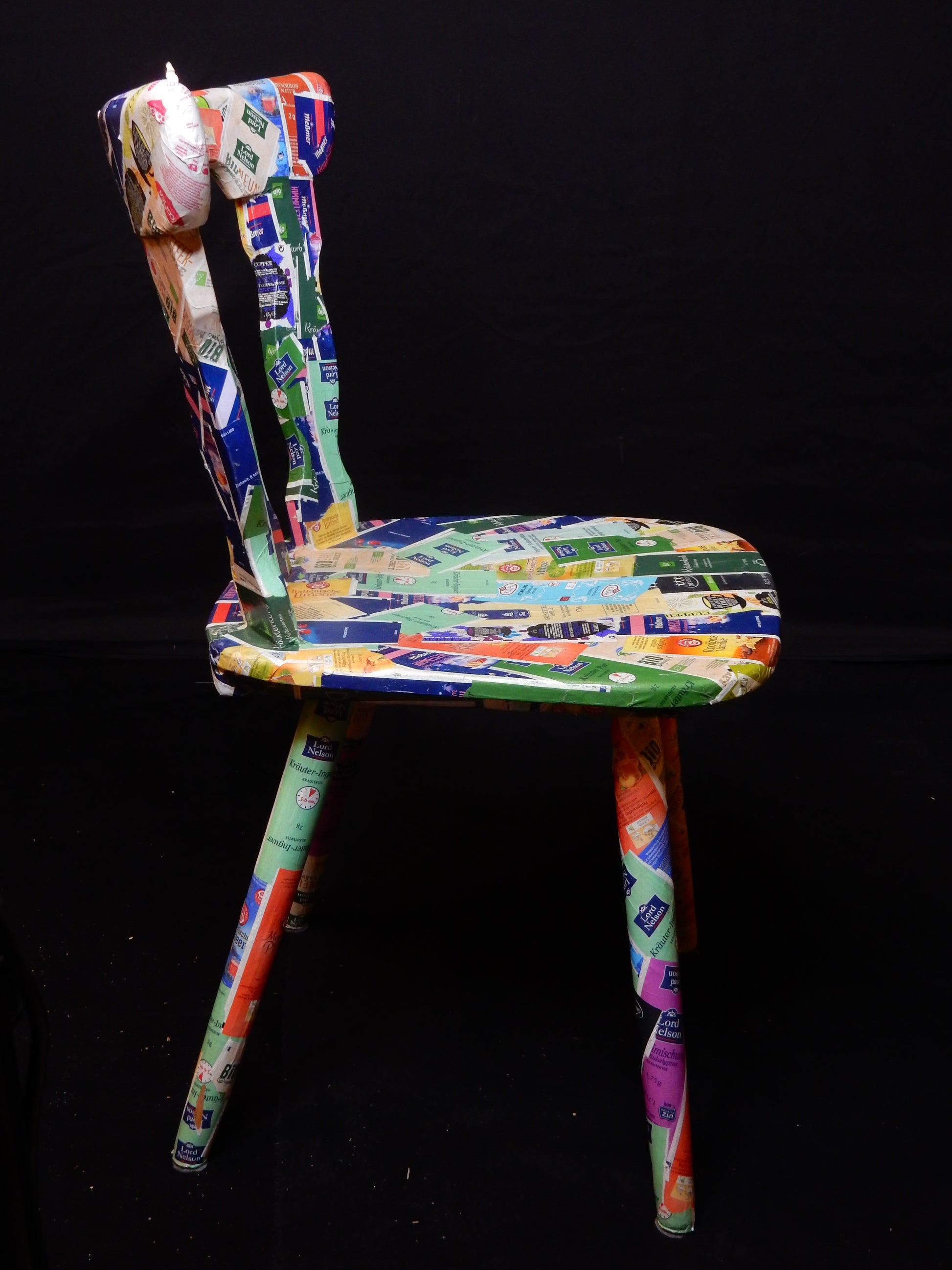 Design-Stuhl &quot;Teebeutel&quot; - Artikelbild von Fummel & Gedöns Secondhand-Store