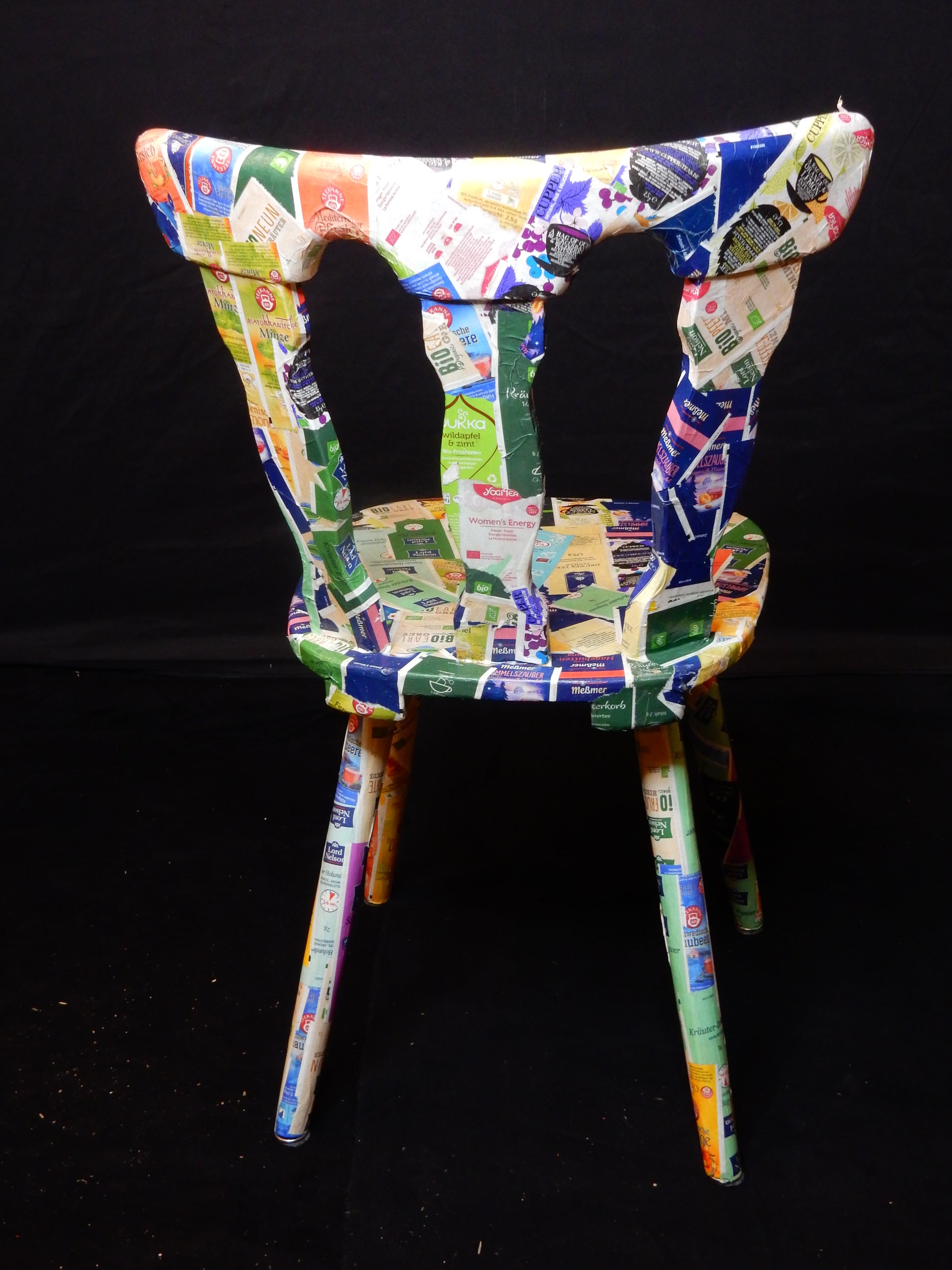 Design-Stuhl &quot;Teebeutel&quot; - Artikelbild von Fummel & Gedöns Secondhand-Store