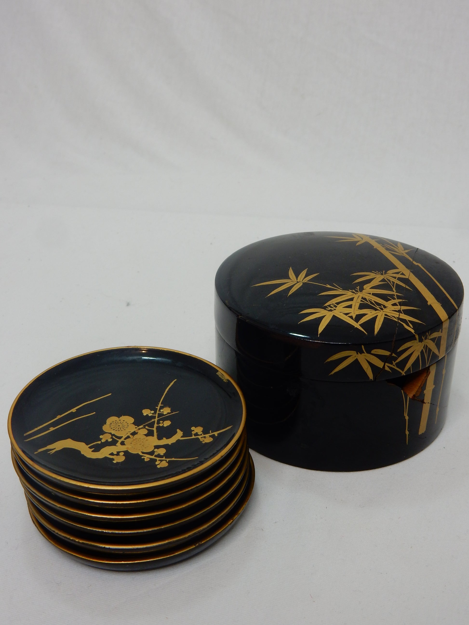 Japanisches Untersetzer-Set (6-teilig) - Artikelbild von Fummel & Gedöns Secondhand-Store