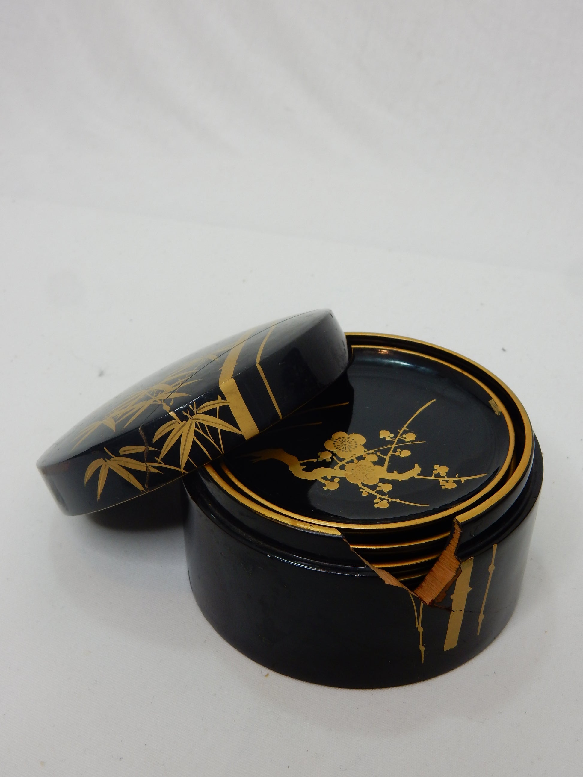 Japanisches Untersetzer-Set (6-teilig) - Artikelbild von Fummel & Gedöns Secondhand-Store
