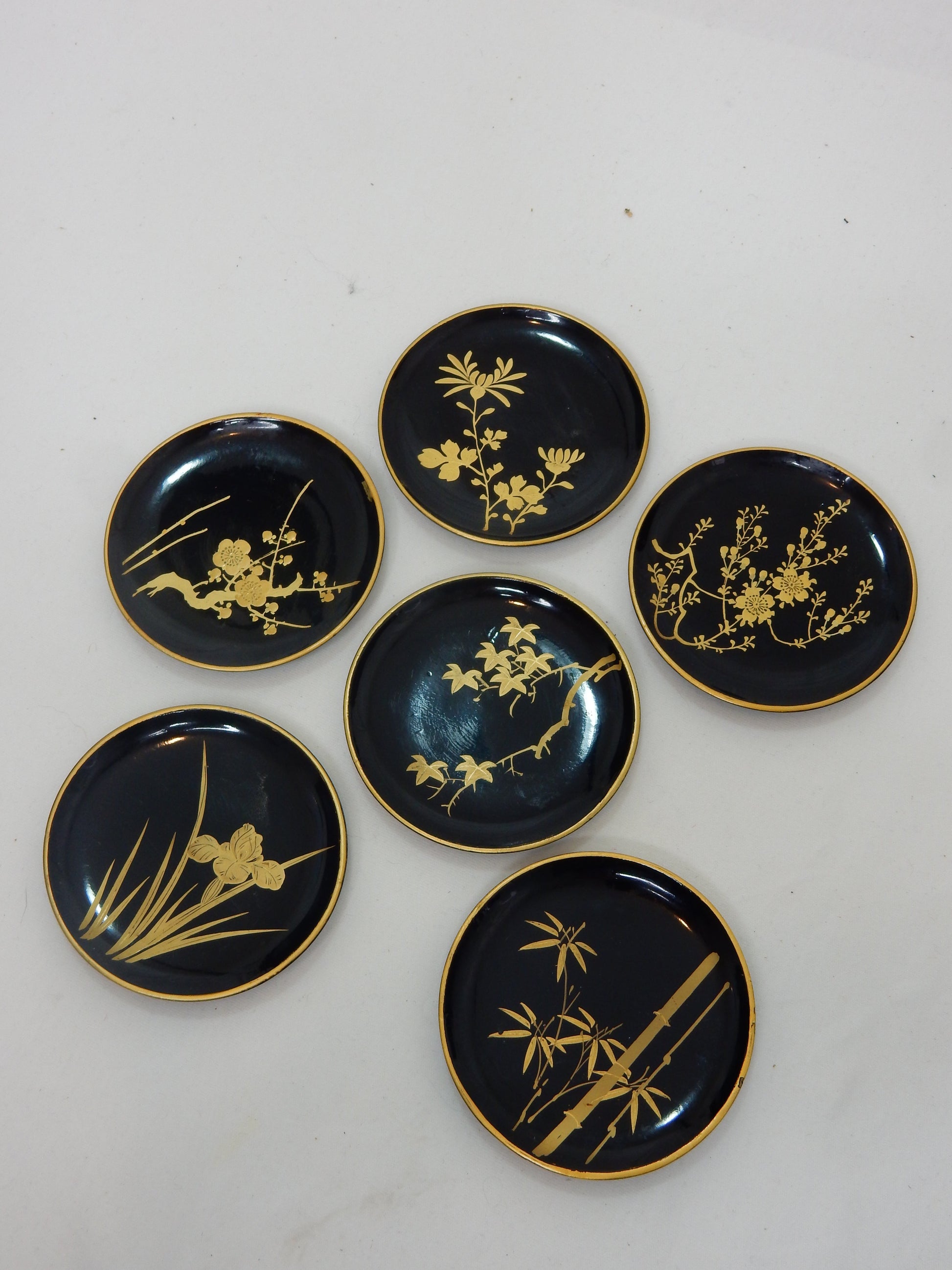 Japanisches Untersetzer-Set (6-teilig) - Artikelbild von Fummel & Gedöns Secondhand-Store