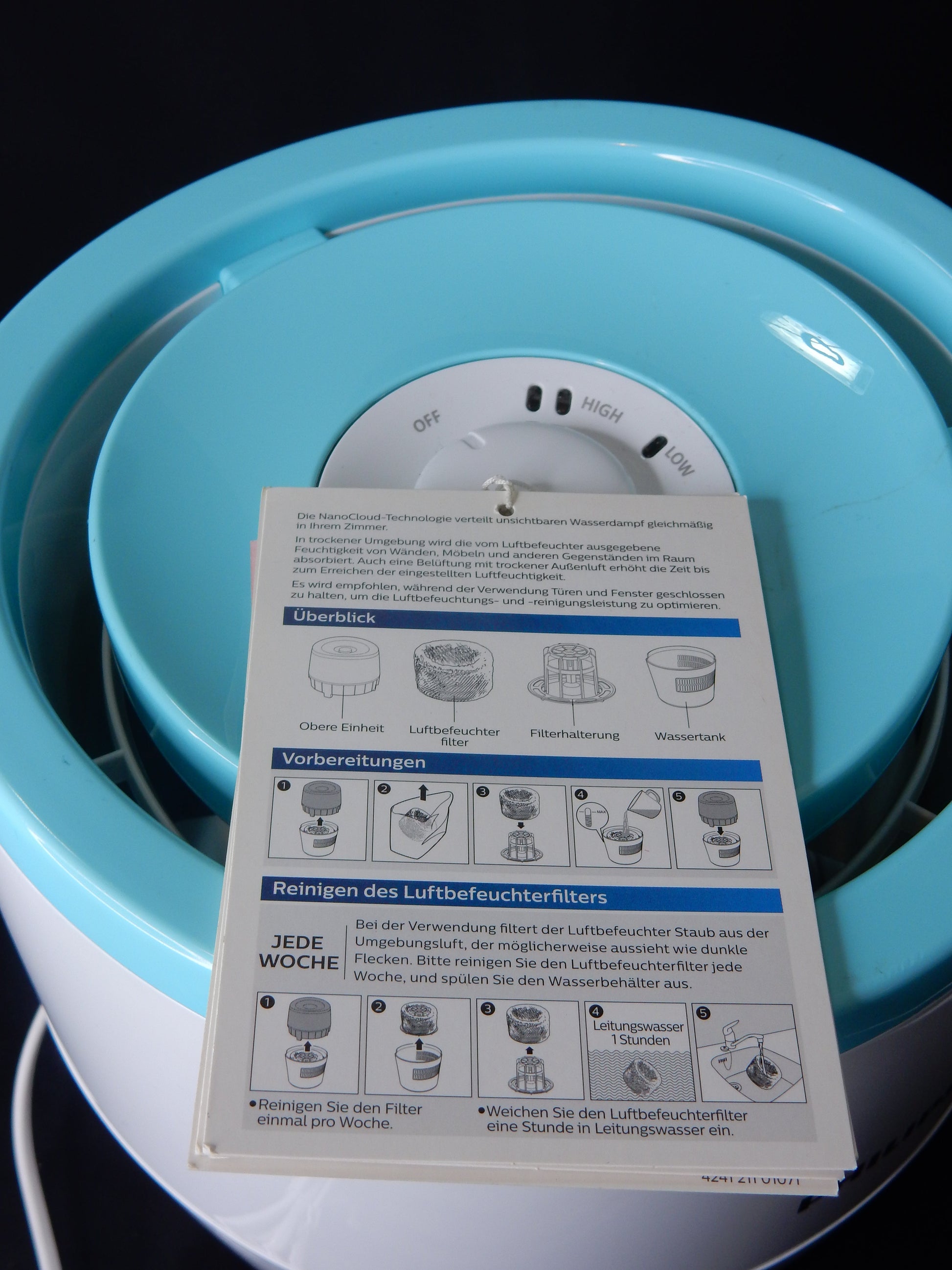 Philips NanoCloud Luftbefeuchter - Artikelbild von Fummel & Gedöns Secondhand-Store