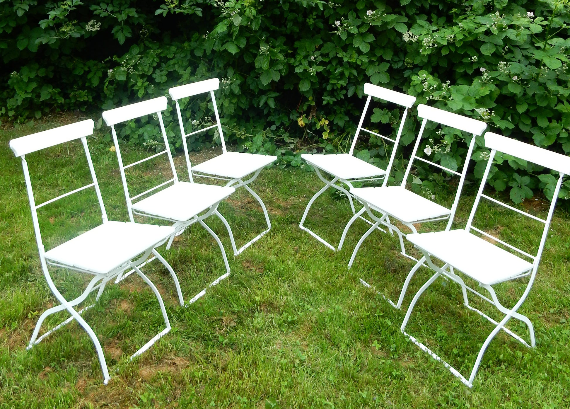 Originale französische Bistrostühle – restauriertes 6er-Set - Artikelbild von Fummel & Gedöns Secondhand-Store