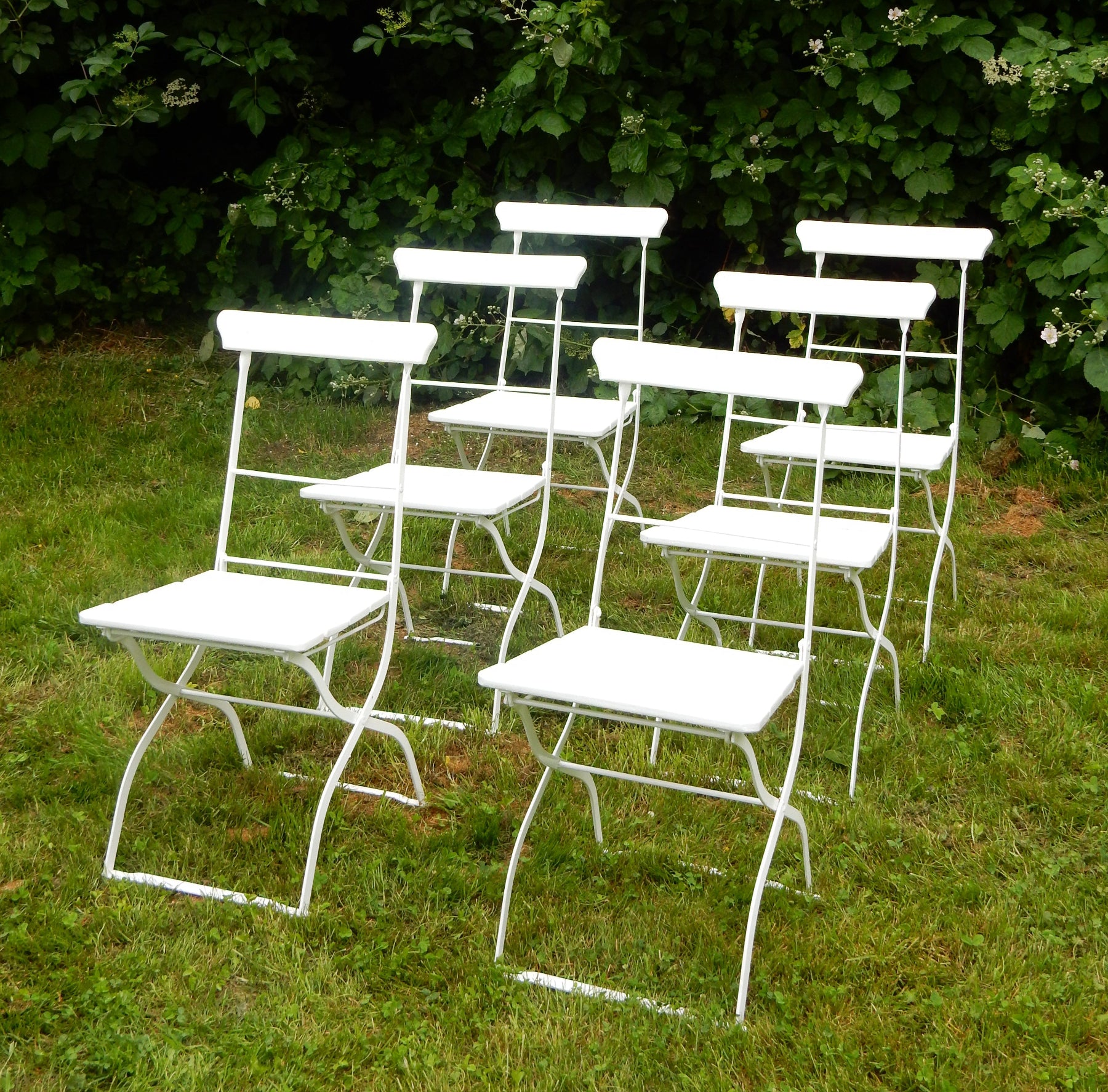 Originale französische Bistrostühle – restauriertes 6er-Set - Artikelbild von Fummel & Gedöns Secondhand-Store