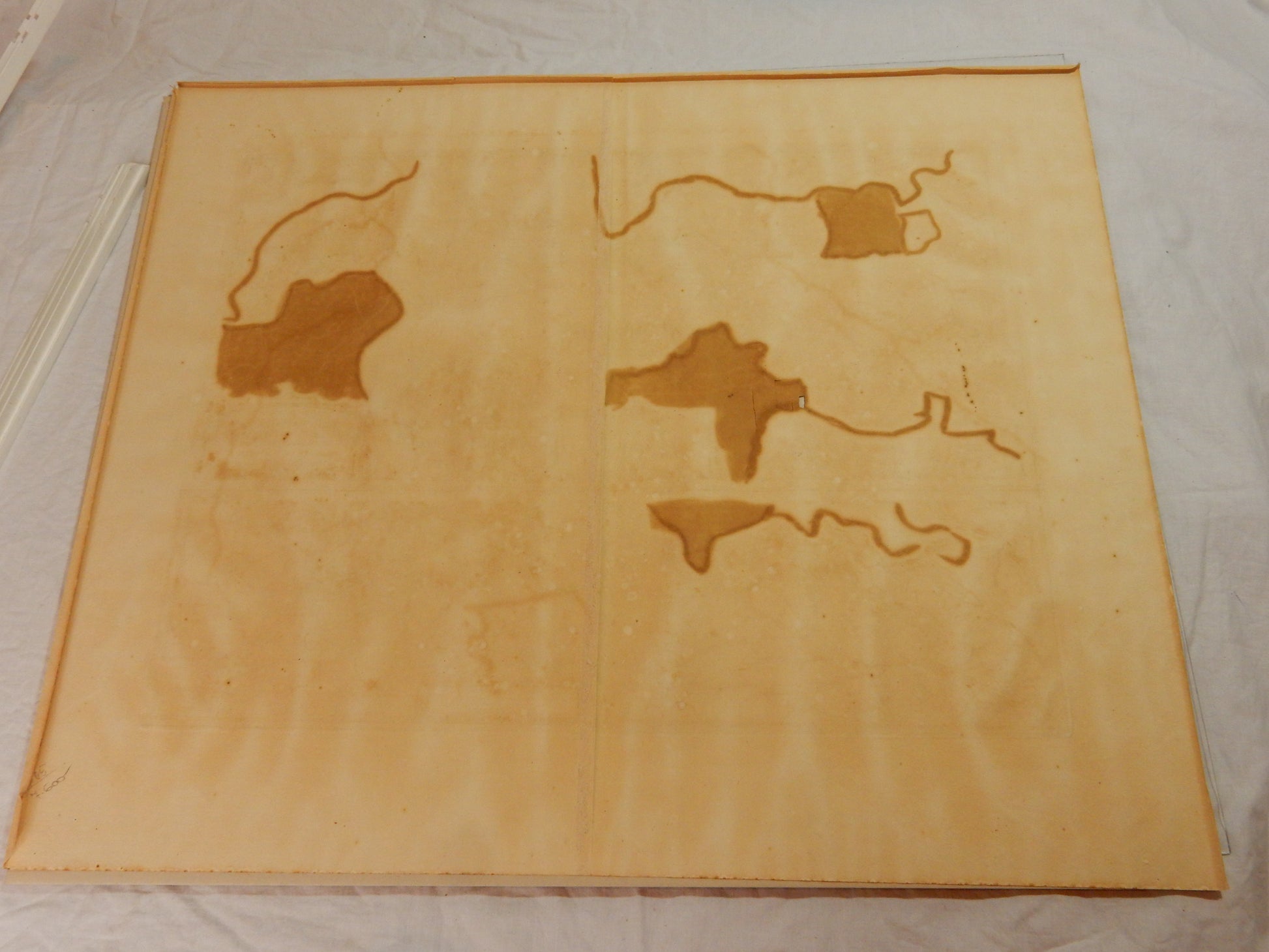 &quot;Descriptio Fluminum Rheni, Vahalis et Mosae&quot; - Kupferstich 17. Jhdt. - Artikelbild von Fummel & Gedöns Secondhand-Store