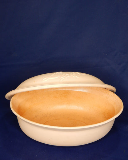 Römertopf Schlemmer-Topf Light – natur, oval, klassischer Dampfgar-Bräter