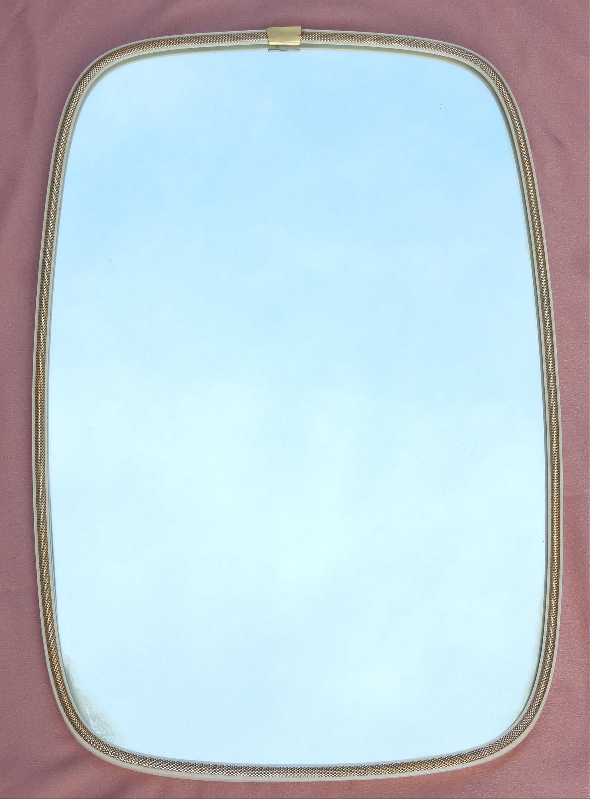 Original Mid-Century Wandspiegel – Vereinigte Werkstätten München Nr. 2288 - Artikelbild von Fummel & Gedöns Secondhand-Store