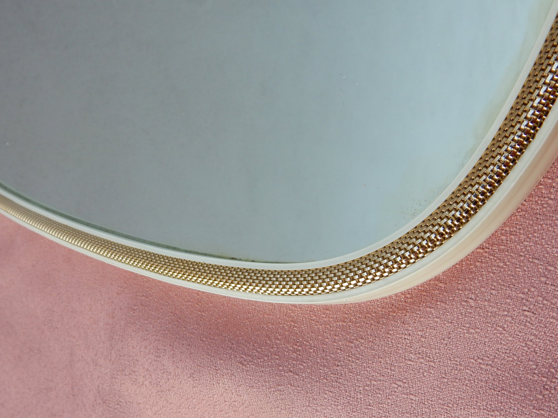 Original Mid-Century Wandspiegel – Vereinigte Werkstätten München Nr. 2288 - Artikelbild von Fummel & Gedöns Secondhand-Store