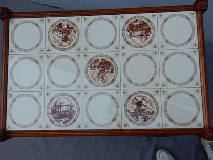 Beistelltisch mit Keramikfliesen – 1970er