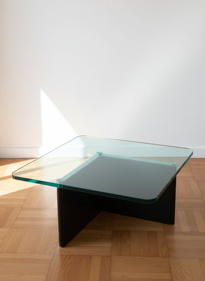 2er Set Couchtische aus Glas - Heinz Lilienthal